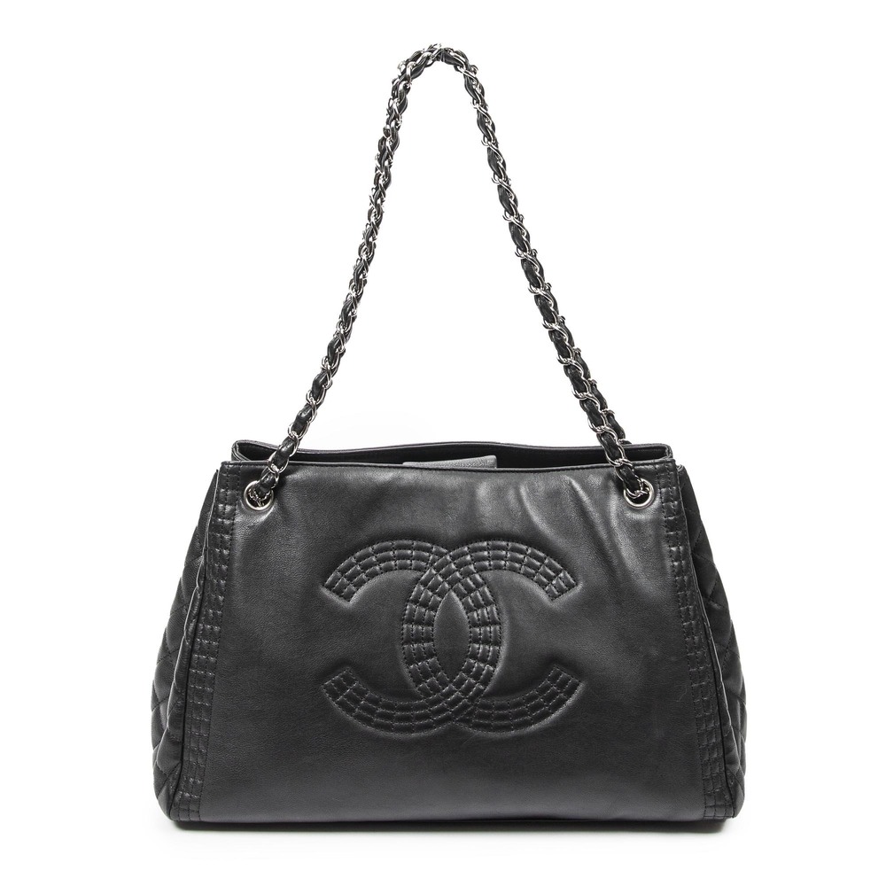 Chanel CC Drawstring Chain Tote